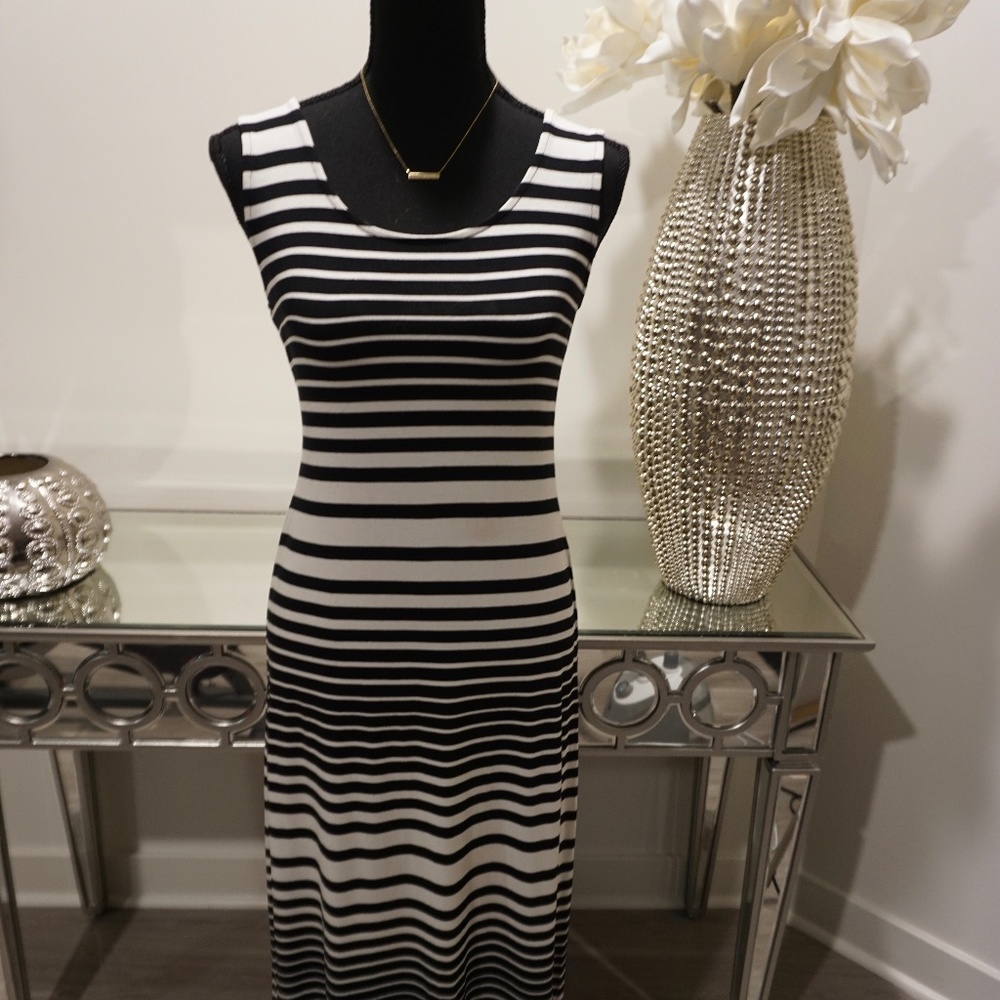 Stripped Maxi Dress